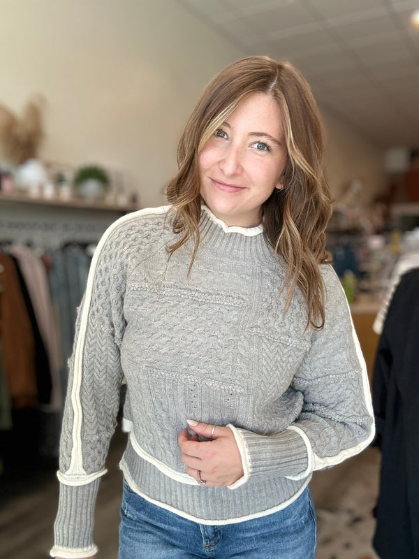 Hazel Sweater-Doe & Rae-R3vel Threads, Women's Fashion Boutique, Located in Hudsonville, Michigan
