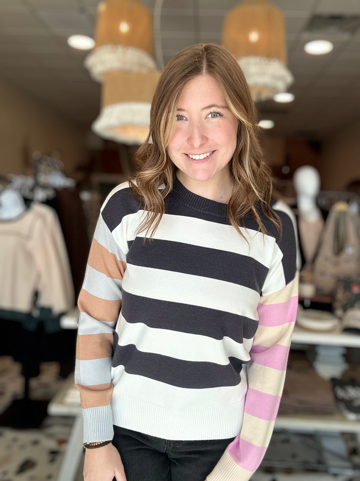 Henlee Sweater-Hem & Thread-R3vel Threads, Women's Fashion Boutique, Located in Hudsonville, Michigan