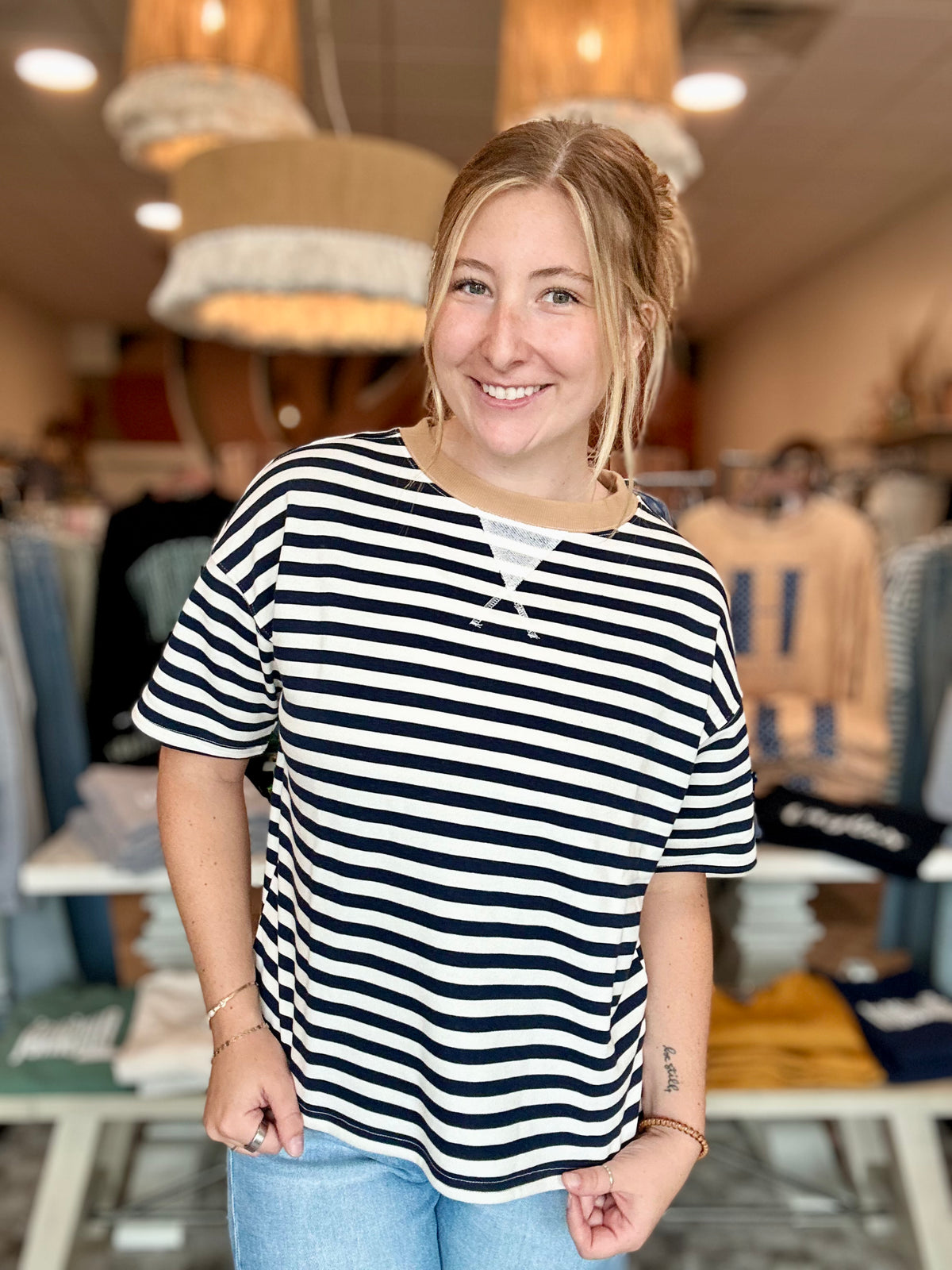 Hallie Top-J.O.A-R3vel Threads, Women's Fashion Boutique, Located in Hudsonville, Michigan