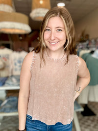 Lucy Tank-Double Zero-R3vel Threads, Women's Fashion Boutique, Located in Hudsonville, Michigan