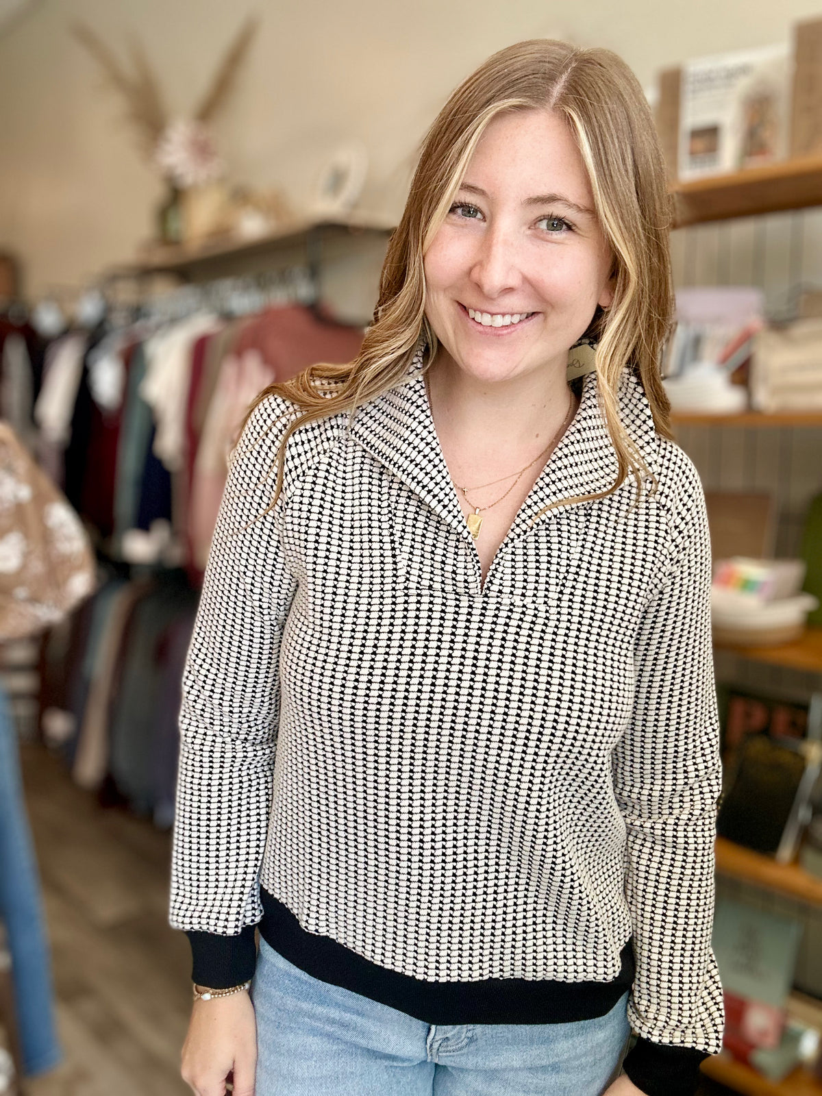 Samantha Pullover-Doe & Rae-R3vel Threads, Women's Fashion Boutique, Located in Hudsonville, Michigan