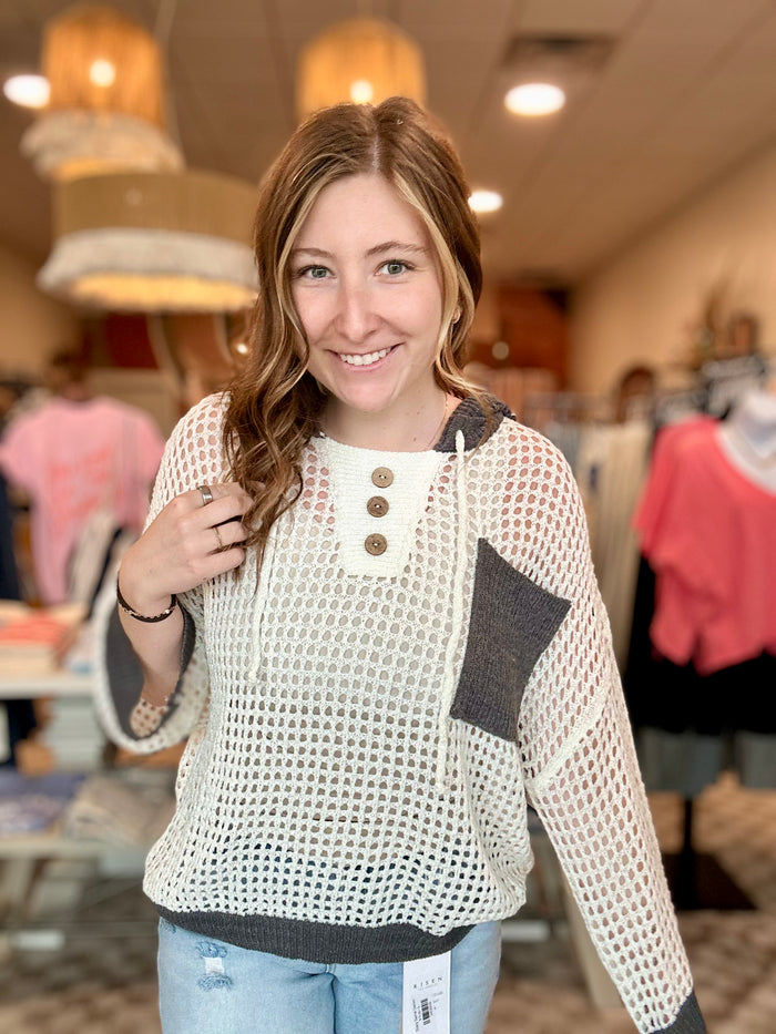 Charlie Hoodie-mello-R3vel Threads, Women's Fashion Boutique, Located in Hudsonville, Michigan