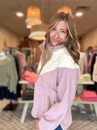 Chloe Fleece Pullover-very j-R3vel Threads, Women's Fashion Boutique, Located in Hudsonville, Michigan