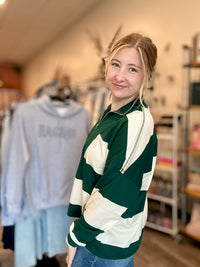 Dakota Pullover-Blu Pepper-R3vel Threads, Women's Fashion Boutique, Located in Hudsonville, Michigan