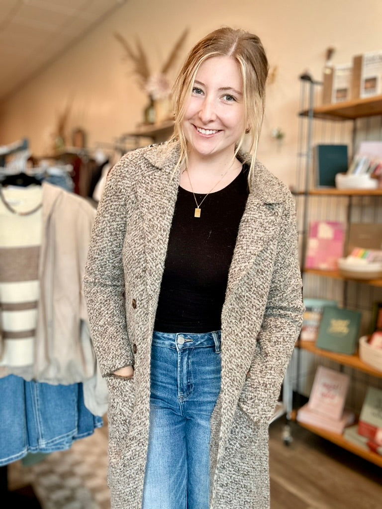 Jasmine Sweater Jacket-Be Cool-R3vel Threads, Women's Fashion Boutique, Located in Hudsonville, Michigan