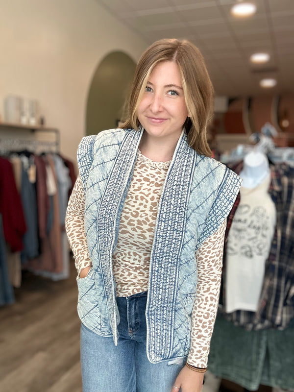 Colette Vest-J.O.A-R3vel Threads, Women's Fashion Boutique, Located in Hudsonville, Michigan