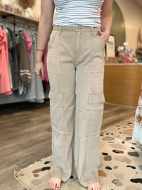 Stella Cargo Pant-Risen-R3vel Threads, Women's Fashion Boutique, Located in Hudsonville, Michigan