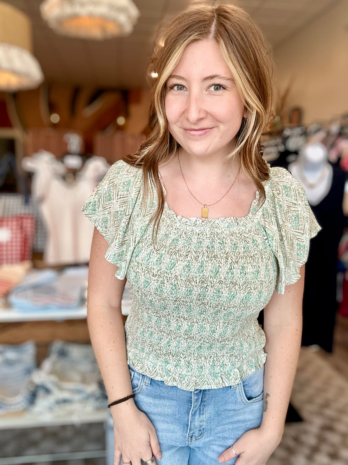 Saige Top-Doe & Rae-R3vel Threads, Women's Fashion Boutique, Located in Hudsonville, Michigan