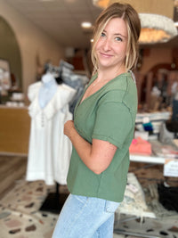 Amber Top-Aemi + Co-R3vel Threads, Women's Fashion Boutique, Located in Hudsonville, Michigan