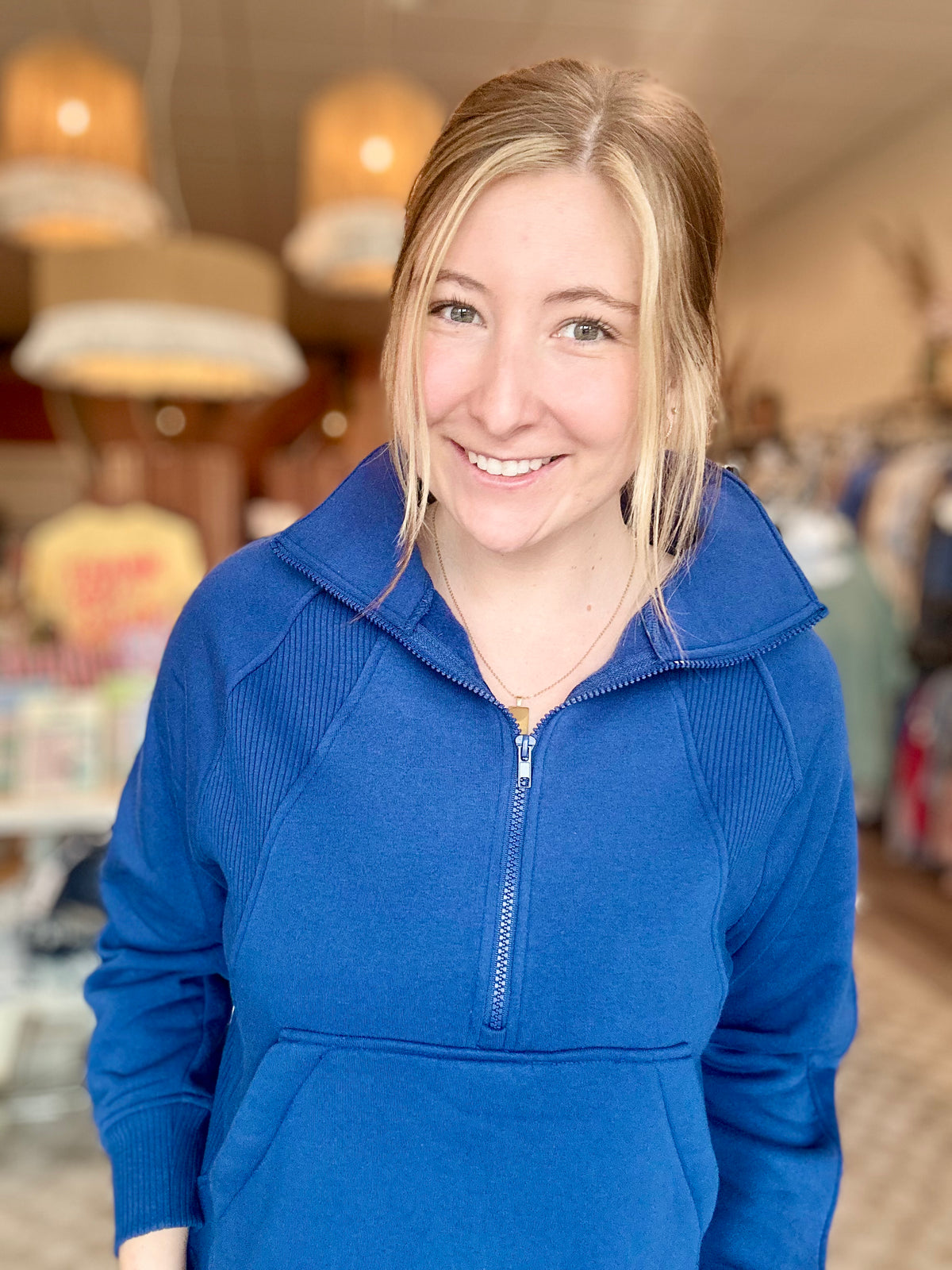 Lucy Half Zip-Zenana-R3vel Threads, Women's Fashion Boutique, Located in Hudsonville, Michigan