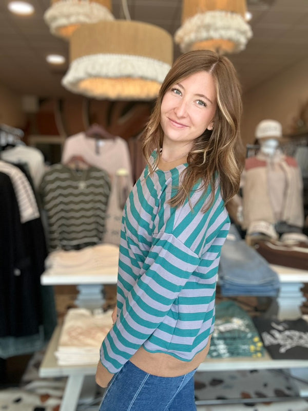 Harlee Pullover-Hem & Thread-R3vel Threads, Women's Fashion Boutique, Located in Hudsonville, Michigan