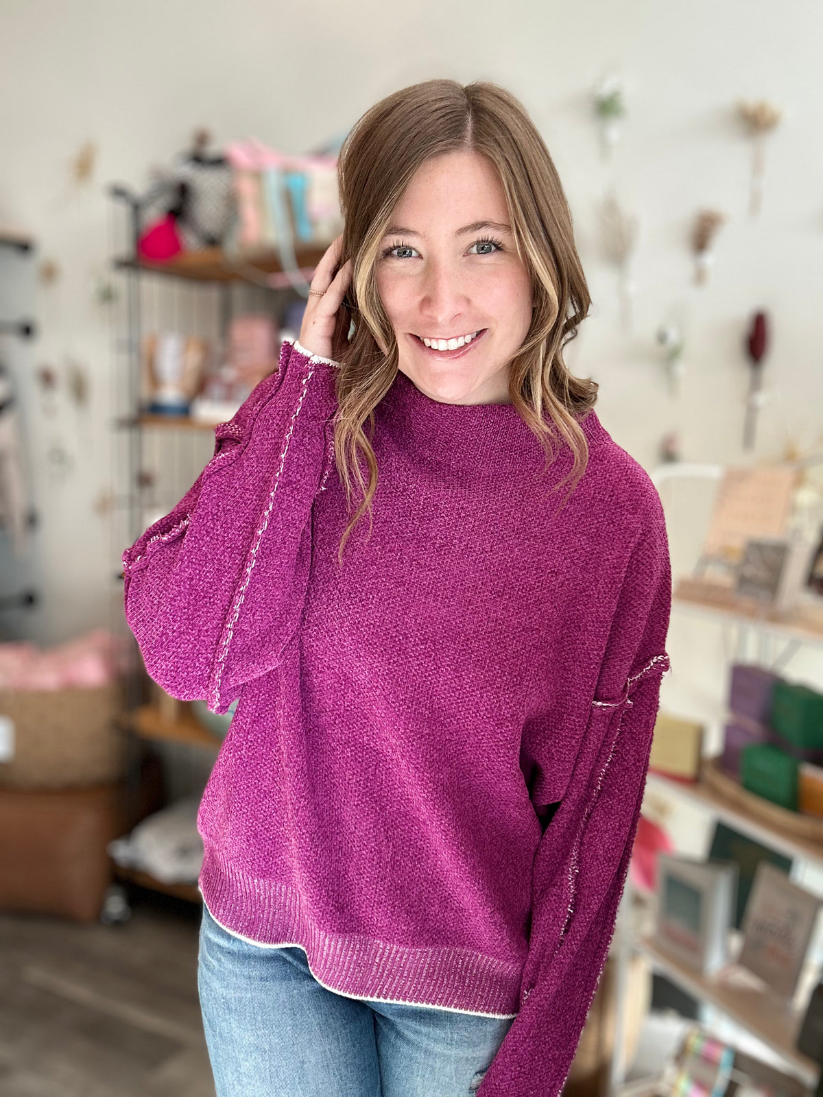Lauren Sweater-Zenana-R3vel Threads, Women's Fashion Boutique, Located in Hudsonville, Michigan