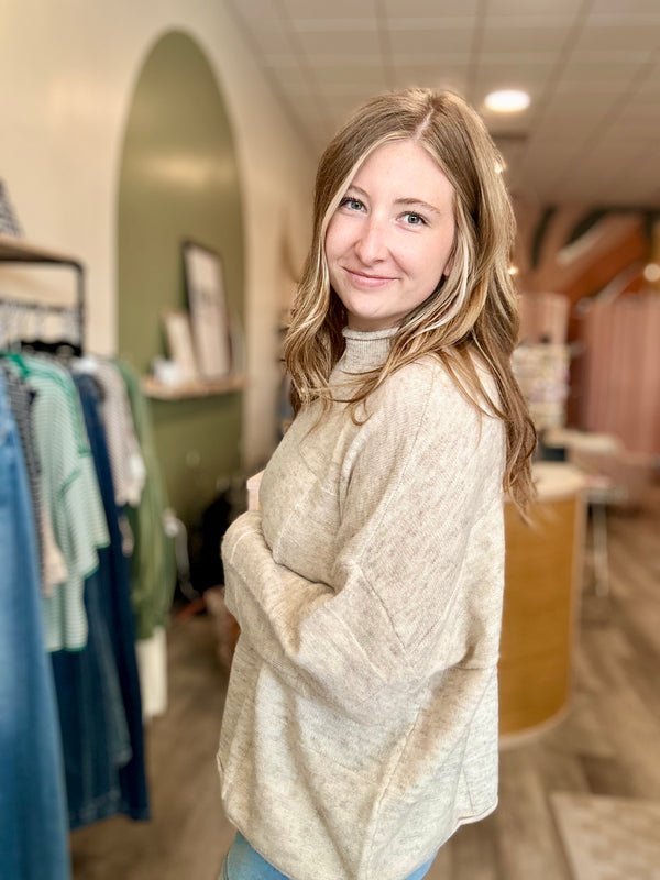 Fletcher Sweater-Blu Pepper-R3vel Threads, Women's Fashion Boutique, Located in Hudsonville, Michigan