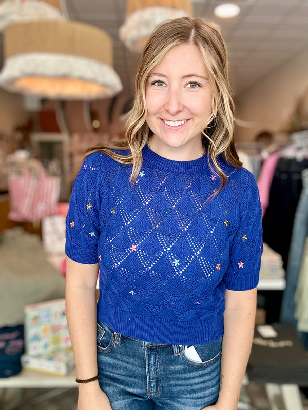 Daisy Sweater Top-&Merci-R3vel Threads, Women's Fashion Boutique, Located in Hudsonville, Michigan