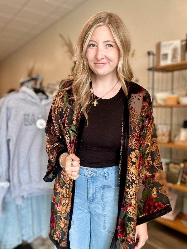 Ivy Kimono-In loom-R3vel Threads, Women's Fashion Boutique, Located in Hudsonville, Michigan