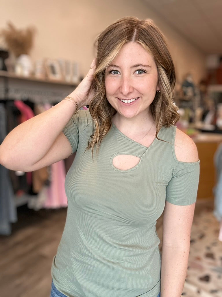 Leah Top-Doe & Rae-R3vel Threads, Women's Fashion Boutique, Located in Hudsonville, Michigan