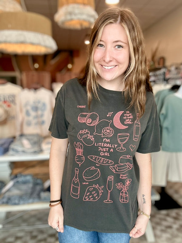 Just a girl-tres bien-R3vel Threads, Women's Fashion Boutique, Located in Hudsonville, Michigan