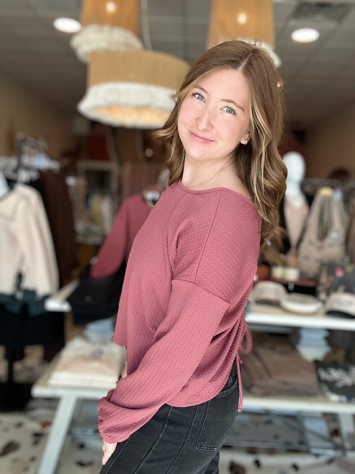 Eleanor Top-gilli-R3vel Threads, Women's Fashion Boutique, Located in Hudsonville, Michigan