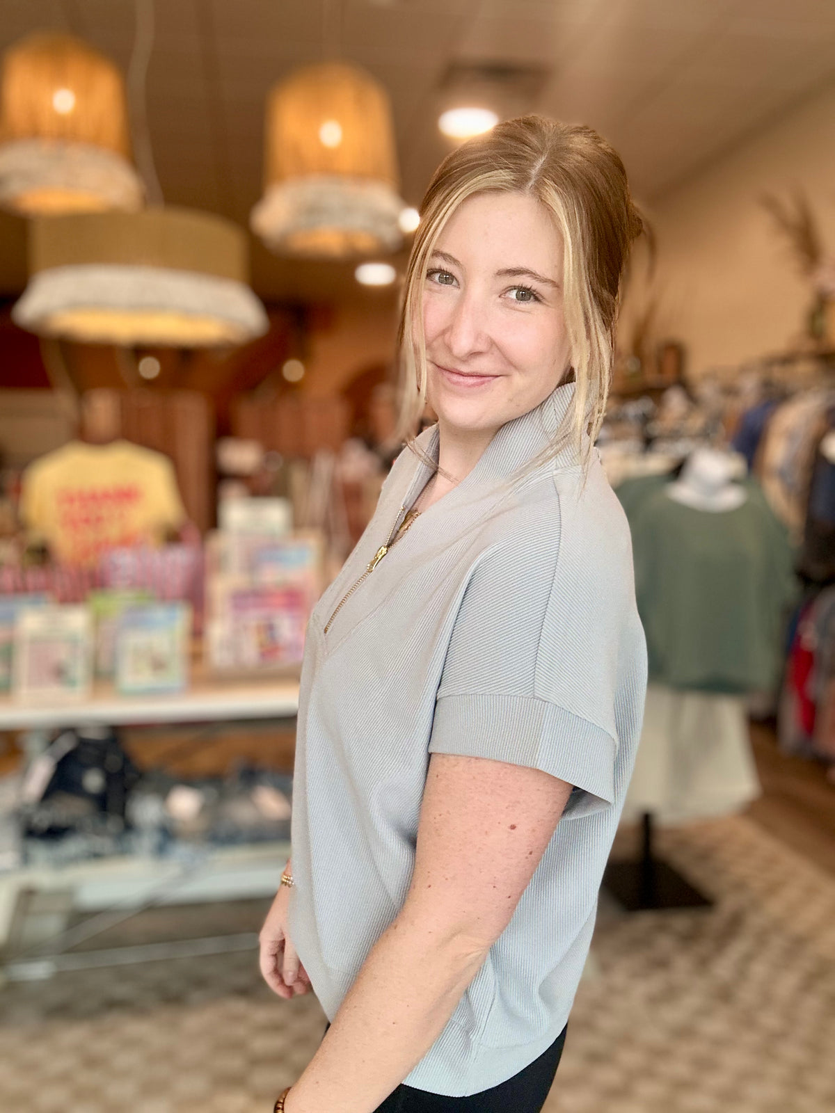Hallie Top-Zenana-R3vel Threads, Women's Fashion Boutique, Located in Hudsonville, Michigan