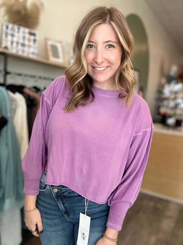 Kelli Long Sleeve-Zenana-R3vel Threads, Women's Fashion Boutique, Located in Hudsonville, Michigan