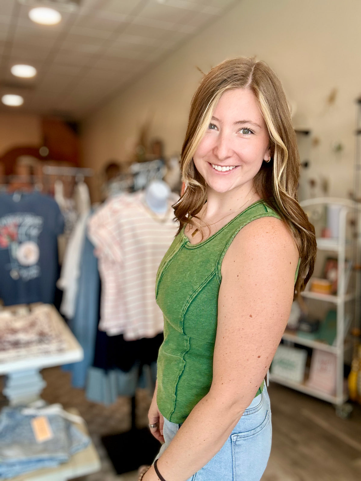 Jordyn Tank-Doe & Rae-R3vel Threads, Women's Fashion Boutique, Located in Hudsonville, Michigan