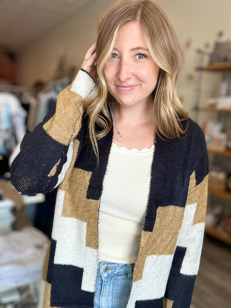 Ginger Cardi-Doe & Rae-R3vel Threads, Women's Fashion Boutique, Located in Hudsonville, Michigan