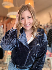 Mindy Velvet Jacket-&Merci-R3vel Threads, Women's Fashion Boutique, Located in Hudsonville, Michigan