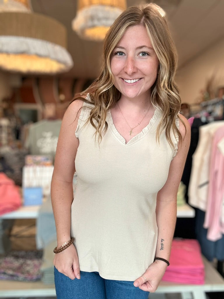 Lynn Tank-Doe & Rae-R3vel Threads, Women's Fashion Boutique, Located in Hudsonville, Michigan