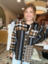 Lena Flannel-Aemi + Co-R3vel Threads, Women's Fashion Boutique, Located in Hudsonville, Michigan
