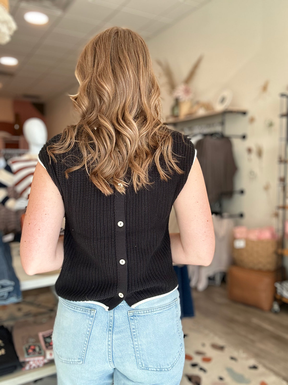 Sloane Sweater-Blu Pepper-R3vel Threads, Women's Fashion Boutique, Located in Hudsonville, Michigan