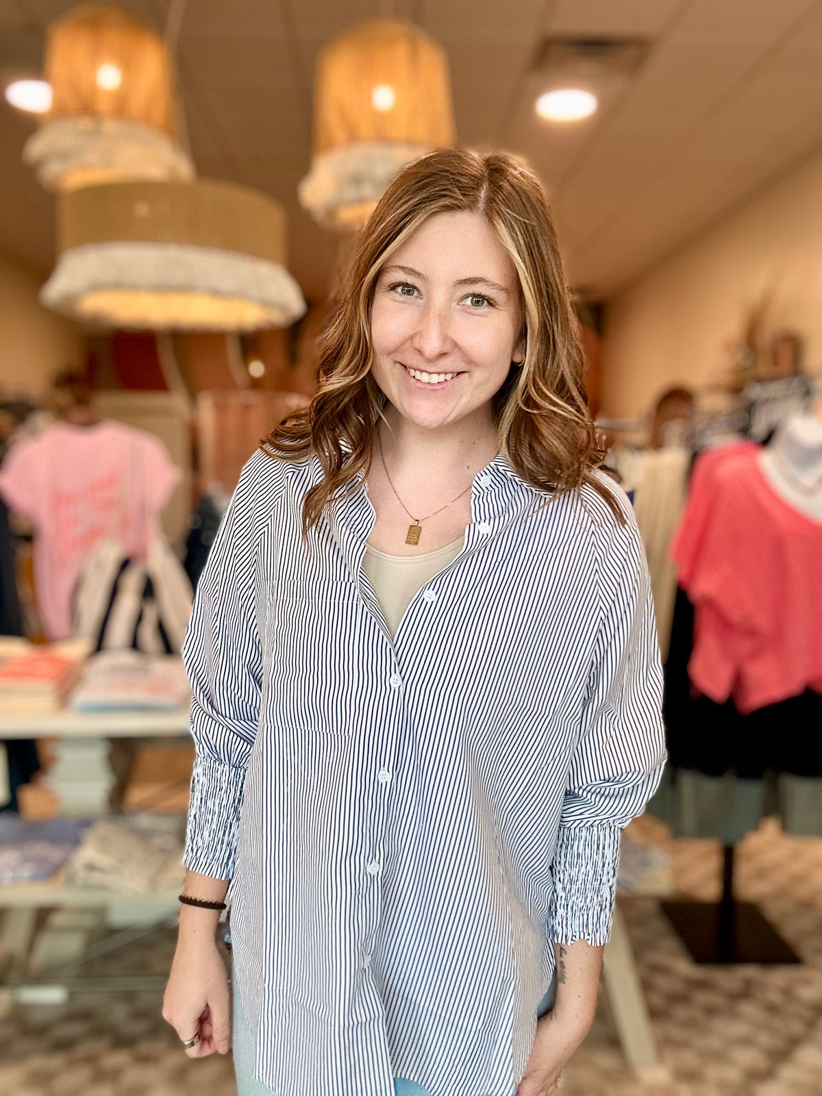Lizzie Button Up-Adora-R3vel Threads, Women's Fashion Boutique, Located in Hudsonville, Michigan