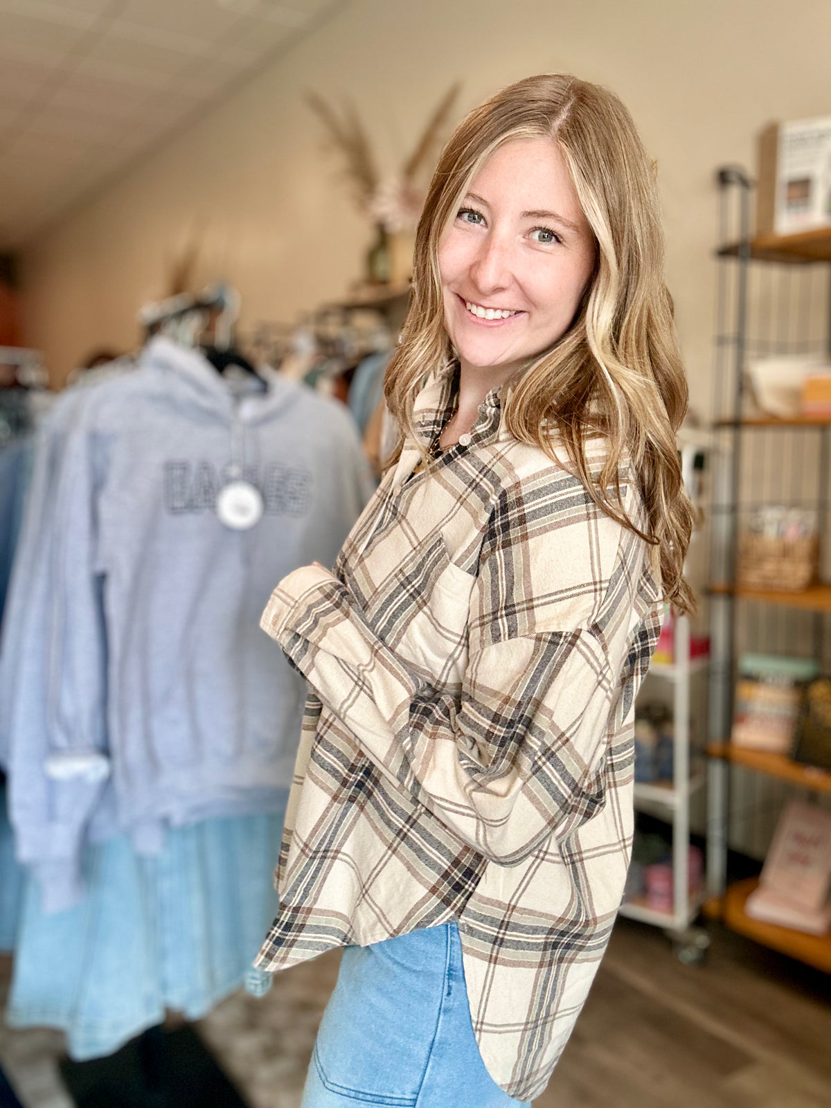 Killian Flannel-J.O.A-R3vel Threads, Women's Fashion Boutique, Located in Hudsonville, Michigan