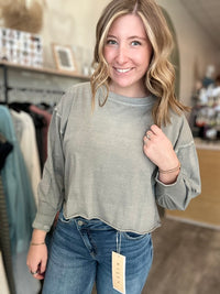 Kelli Long Sleeve-Zenana-R3vel Threads, Women's Fashion Boutique, Located in Hudsonville, Michigan