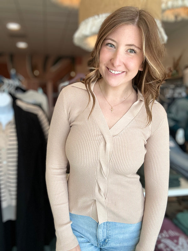 Brodie Sweater-Hem & Thread-R3vel Threads, Women's Fashion Boutique, Located in Hudsonville, Michigan