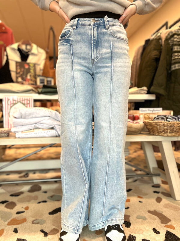 Mckenna High Rise Jeans-Risen-R3vel Threads, Women's Fashion Boutique, Located in Hudsonville, Michigan