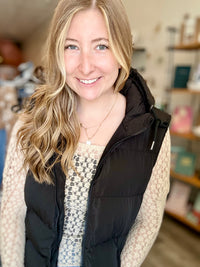Cora Longline Puffer vest-Bluivy-R3vel Threads, Women's Fashion Boutique, Located in Hudsonville, Michigan
