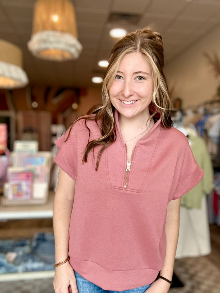 Farrah Top-Zenana-R3vel Threads, Women's Fashion Boutique, Located in Hudsonville, Michigan