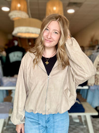 Gracie Jacket-Bluivy-R3vel Threads, Women's Fashion Boutique, Located in Hudsonville, Michigan