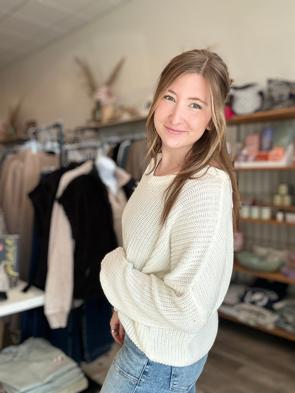 Meg Sweater-Hyfve-R3vel Threads, Women's Fashion Boutique, Located in Hudsonville, Michigan