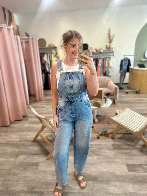 Dexton Overalls-Bluivy-R3vel Threads, Women's Fashion Boutique, Located in Hudsonville, Michigan