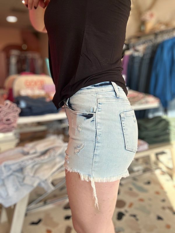 Chelsea Shorts-Zenana-R3vel Threads, Women's Fashion Boutique, Located in Hudsonville, Michigan