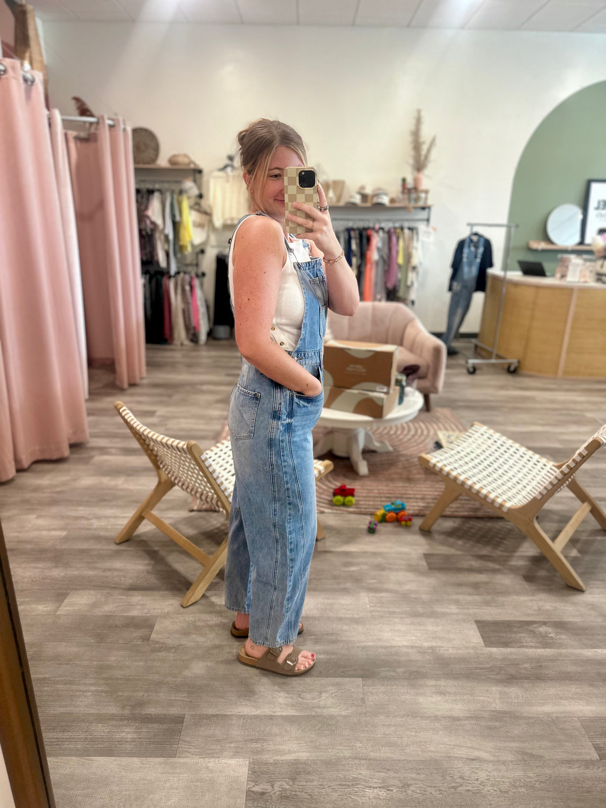 Dexton Overalls-Bluivy-R3vel Threads, Women's Fashion Boutique, Located in Hudsonville, Michigan