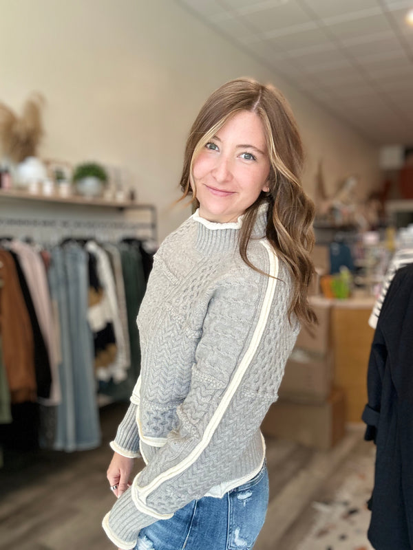 Hazel Sweater-Doe & Rae-R3vel Threads, Women's Fashion Boutique, Located in Hudsonville, Michigan