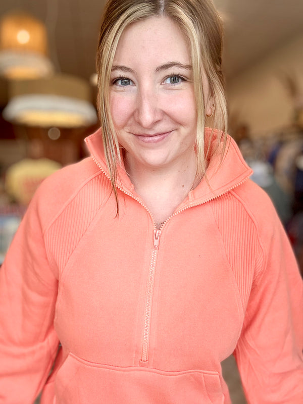 Lucy Half Zip-Zenana-R3vel Threads, Women's Fashion Boutique, Located in Hudsonville, Michigan