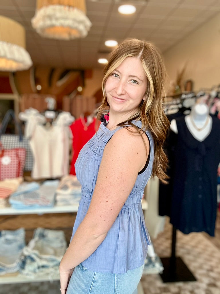 Chloe Top-Doe & Rae-R3vel Threads, Women's Fashion Boutique, Located in Hudsonville, Michigan