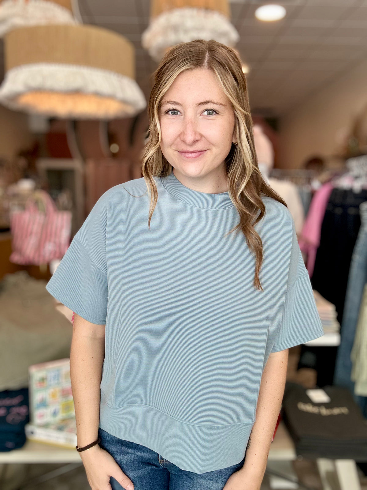 Leila Top-Zenana-R3vel Threads, Women's Fashion Boutique, Located in Hudsonville, Michigan