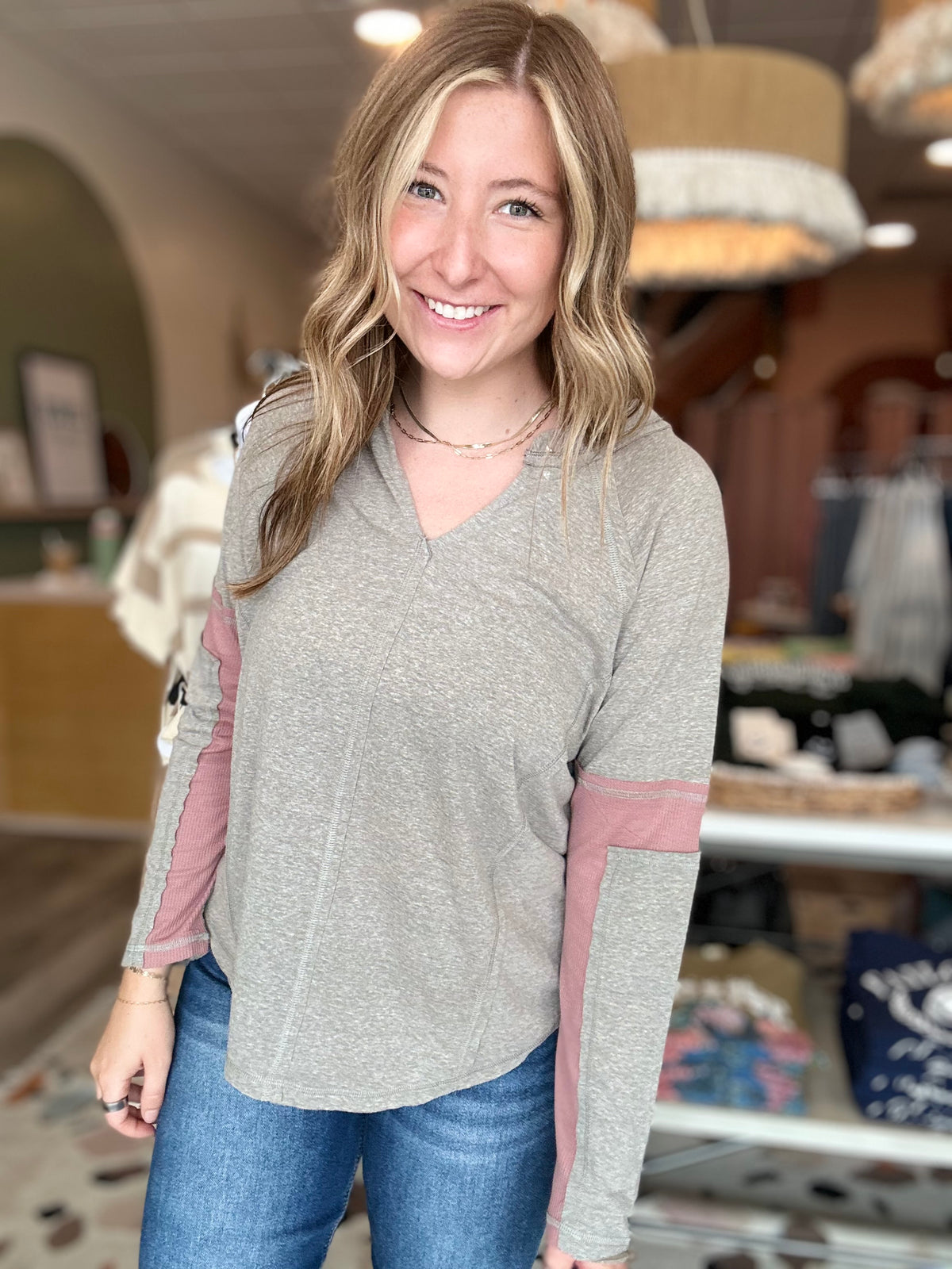 Bailey Top-Kori-R3vel Threads, Women's Fashion Boutique, Located in Hudsonville, Michigan