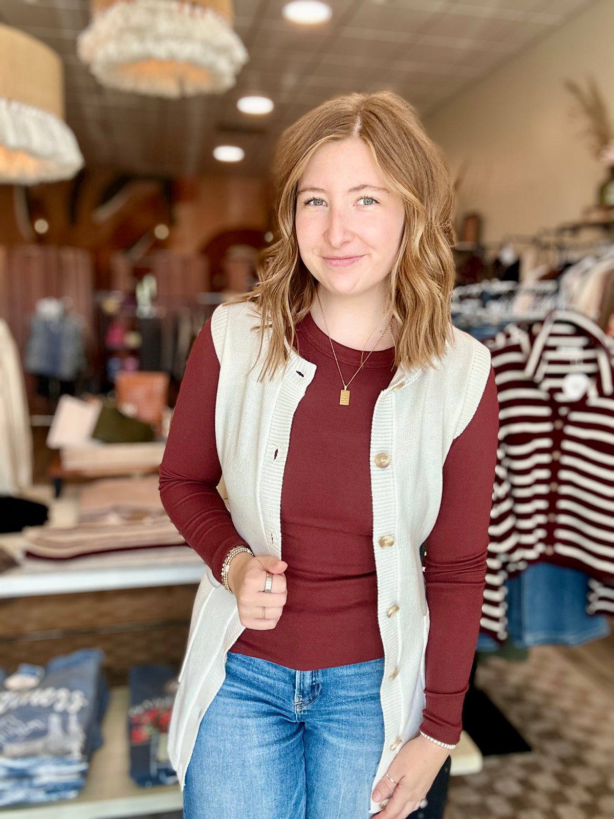 Kiara Long Vest-Be Cool-R3vel Threads, Women's Fashion Boutique, Located in Hudsonville, Michigan