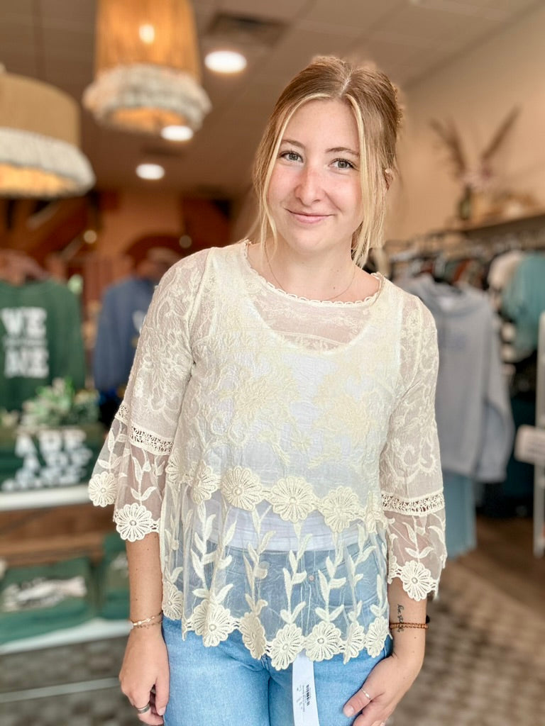 Faye Top-Bluivy-R3vel Threads, Women's Fashion Boutique, Located in Hudsonville, Michigan