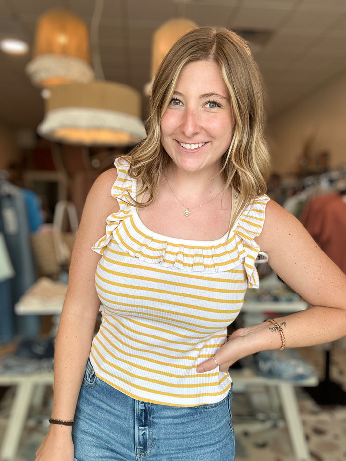 Lucy Tank-Doe & Rae-R3vel Threads, Women's Fashion Boutique, Located in Hudsonville, Michigan